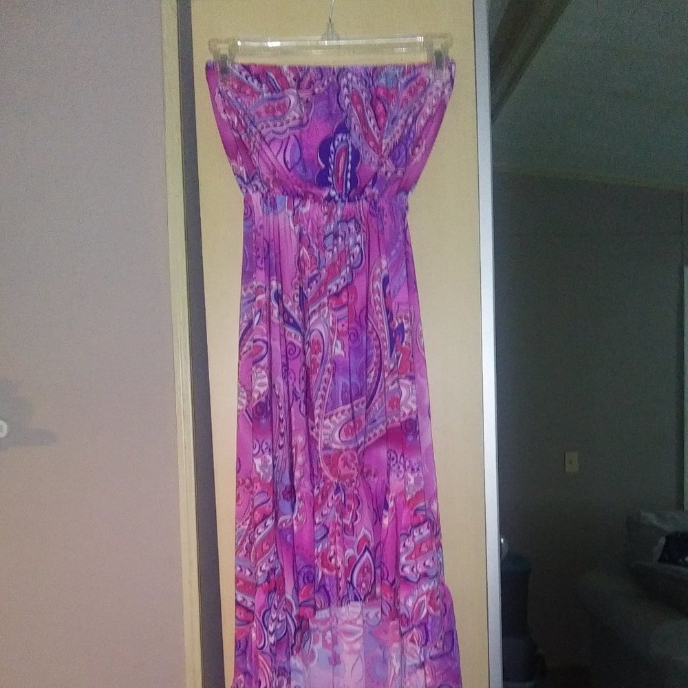 strapless summer dress